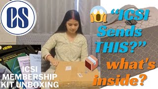 Information What Does ICSI Give After CS 🤔 | ICSI Membership Kit Unboxing 2026 what's inside 💠 News