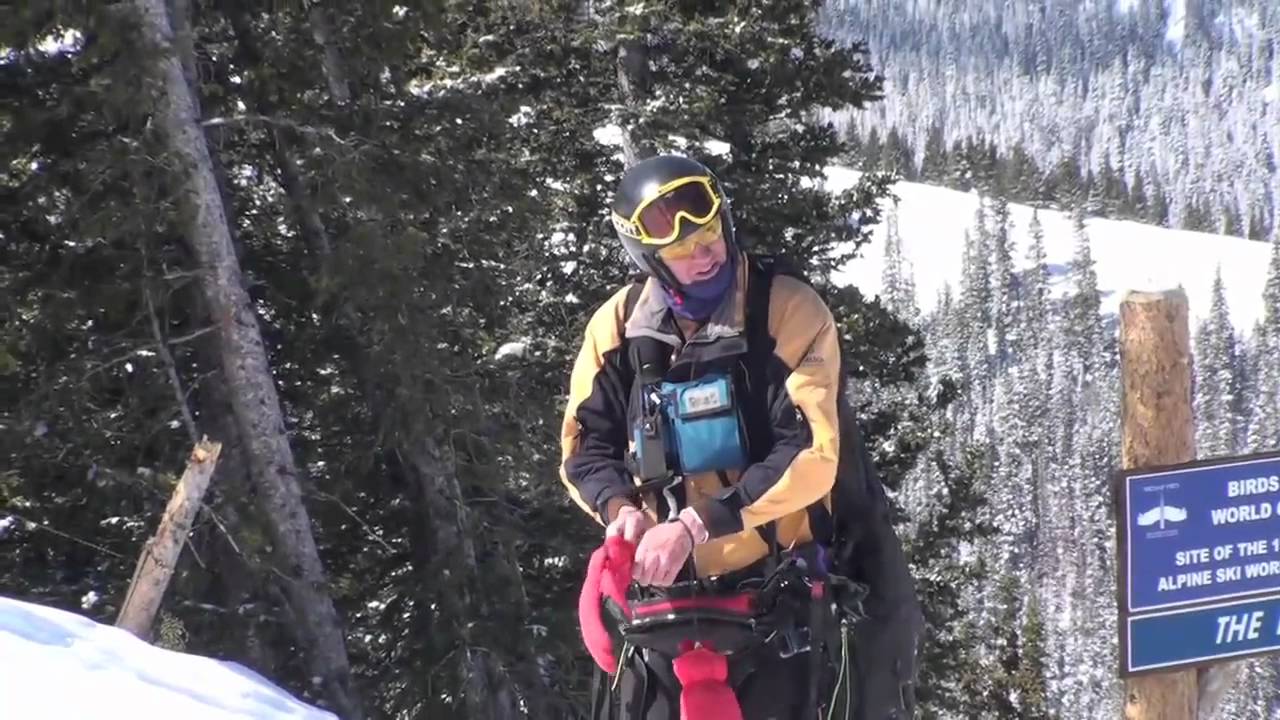 Paragliding Off Golden Eagle Trail In Beaver Creek Colorado