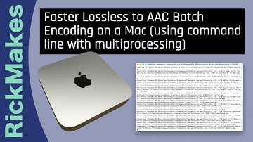 Faster Lossless to AAC Batch Encoding on a Mac (using command line with multiprocessing)