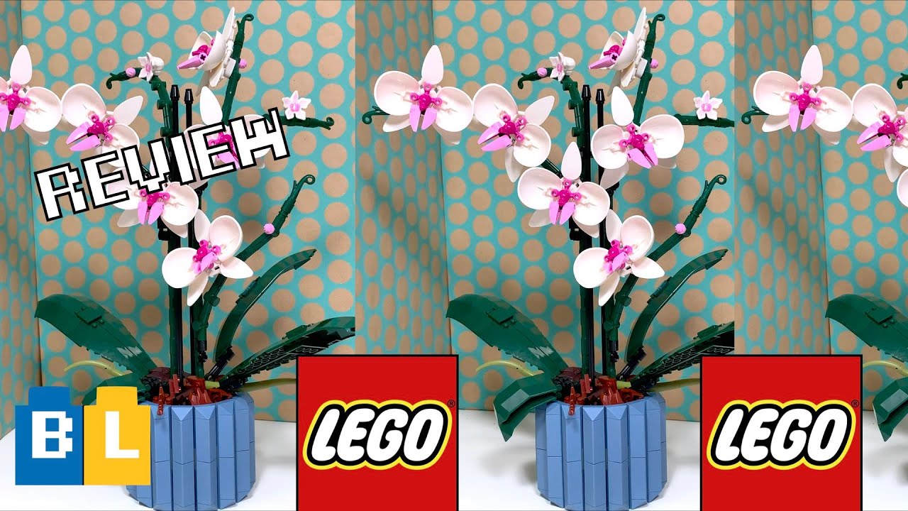 Lego orchidea  Lego flower, Lego creative, Lego room