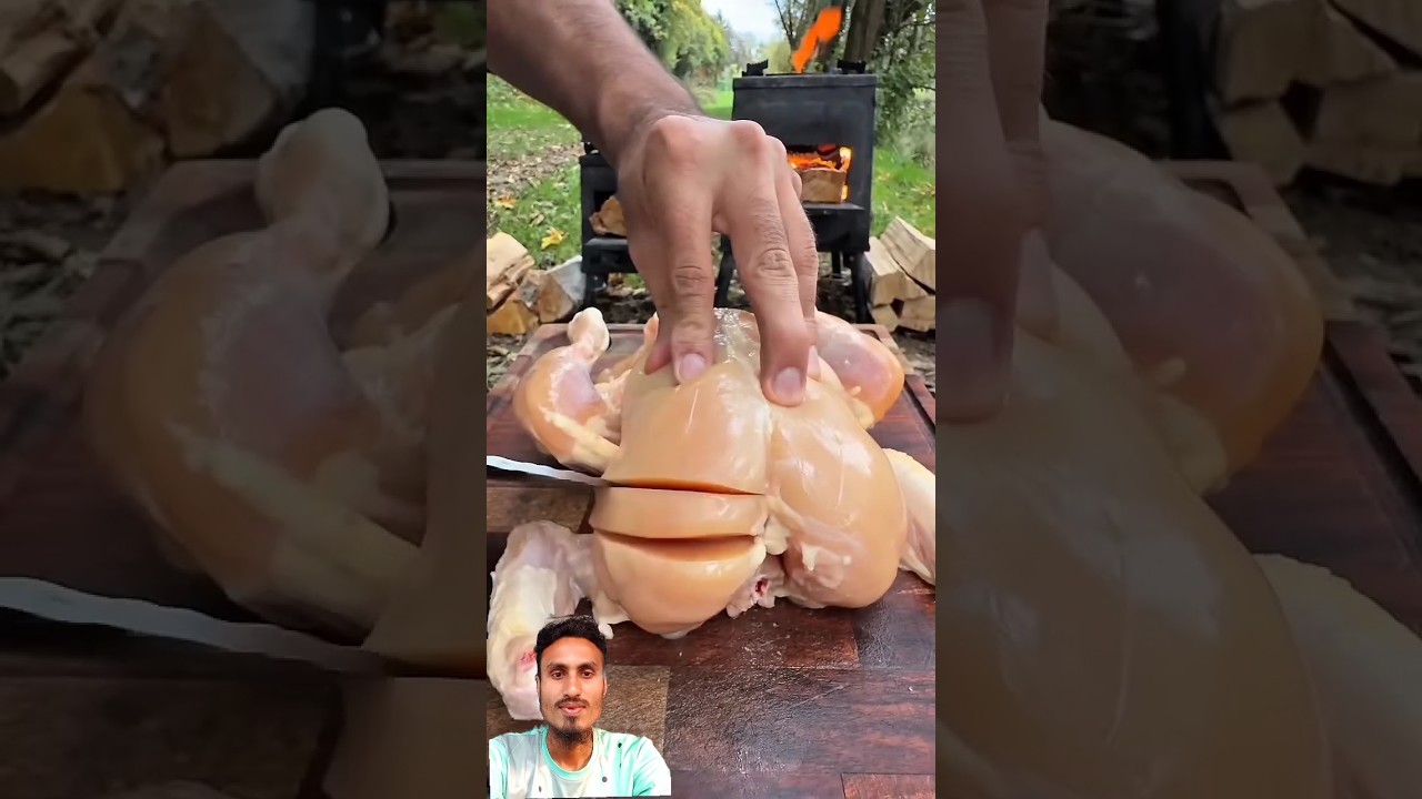 এভাবে মুরগী রান্না কখনো দেখেছেন? 