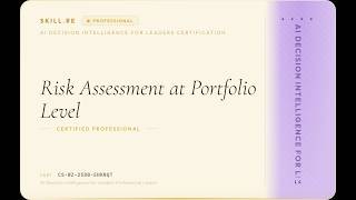 AI Decision Intelligence for Leaders: Risk Assessment at Portfolio Level
