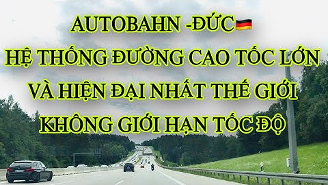 Autobahn. Hệ thống đường cao tốc lớn và hiện đại nhất thế giới. On highway to Munich city. Road trip