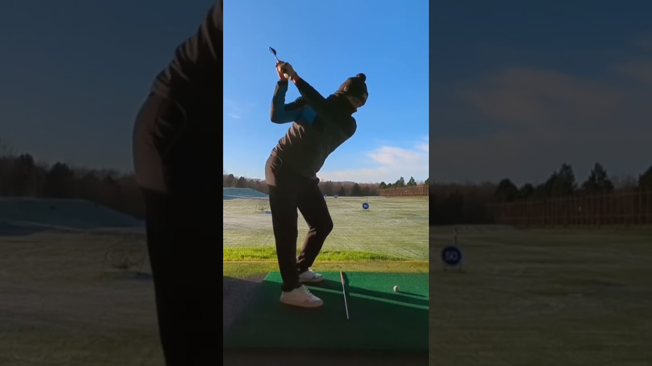 Post-Lesson Golf Swing - 8 Iron - DAY 9 - Flex That Lead Wrist - 