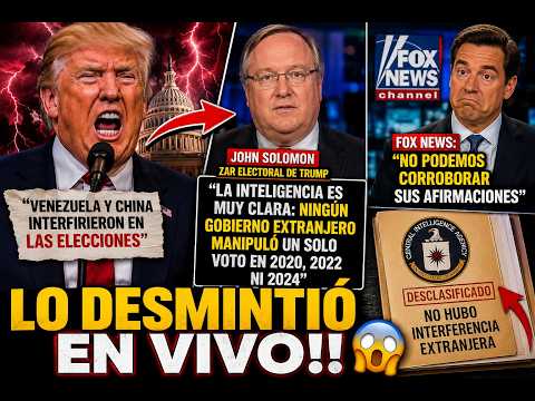 TRUMP'S ELECTION CZAR BETRAYS HIM LIVE ON AIR: "NO FOREIGN GOVERNMENT MANIPULATED A SINGLE VOTE"