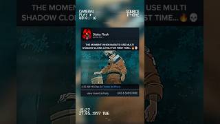 Naruto Vs Mizuki First Time Using Shadow Clones