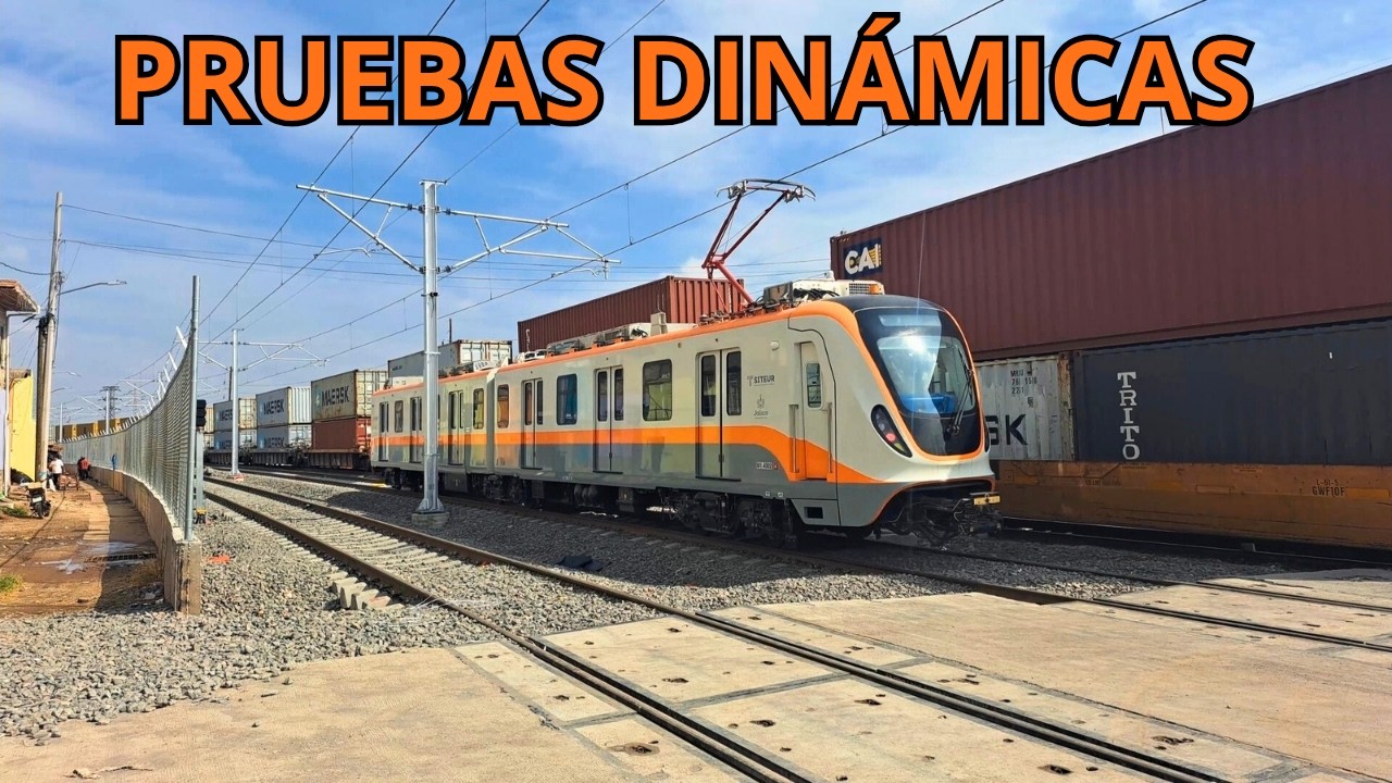 Trenes de la Línea 4 Guadalajara en Pruebas de Circulación