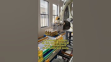 Let industrial robots do this kind of physical work, workers will work safely and easily#automation