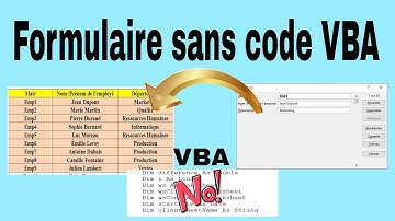 formulaire de saisie Excel sans VBA