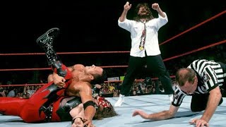 Kane And Triple H Vs The Rock And Mankindwwf Tag Team Titles Wwf Raw September 61999