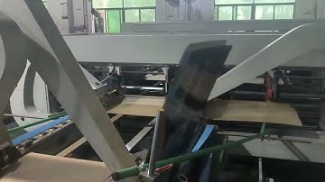 High Speed Computerized Automatic Folder Gluer Stitcher Machine #Stitcher #Foldergluer #Stitching