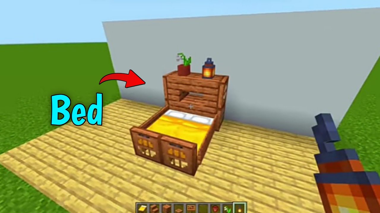 How to Make a Bed in Minecraft YouTube
