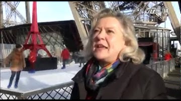 VTC14_Trượt băng dưới chân tháp Eiffel