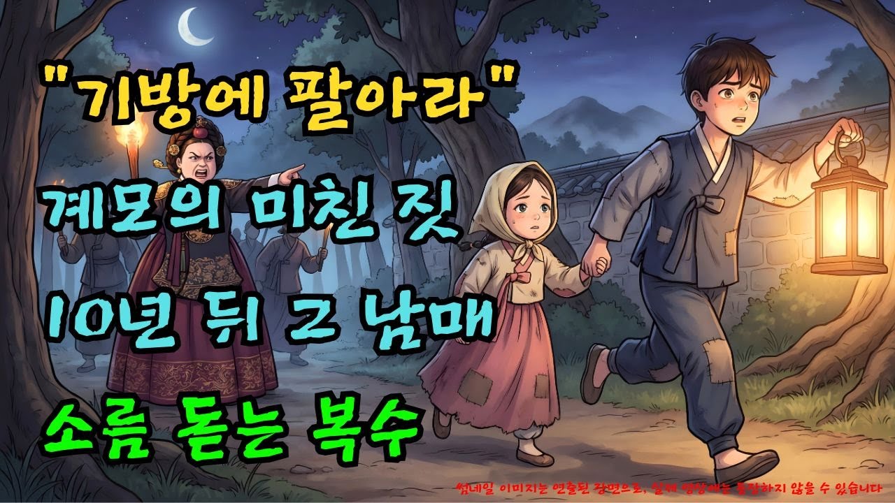 "계집은 기생으로 팔아라" 계모의 밀명을 듣고 사라진 남매의 소름 돋는 결말 |야담·민담·전설·설화·옛날이야기·야사·오디오북