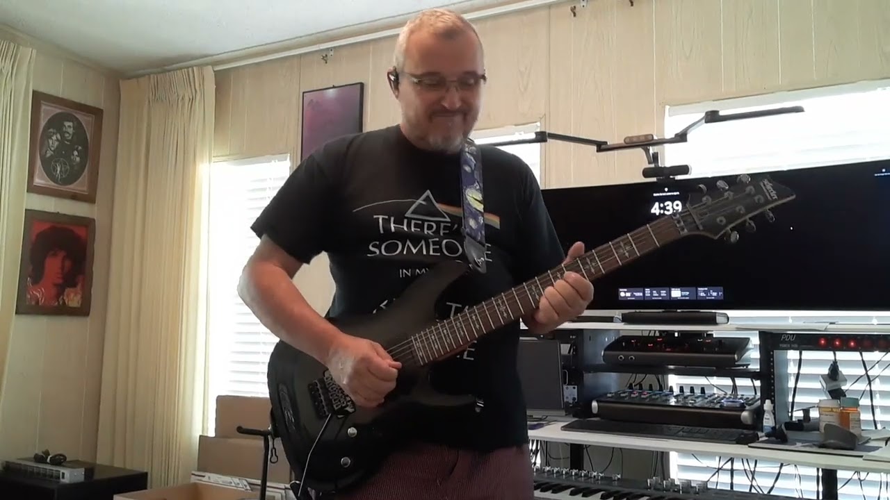 It goes bad at the end! Lead Solo Rehearsal for I Am Invincible from my Life and Death album
