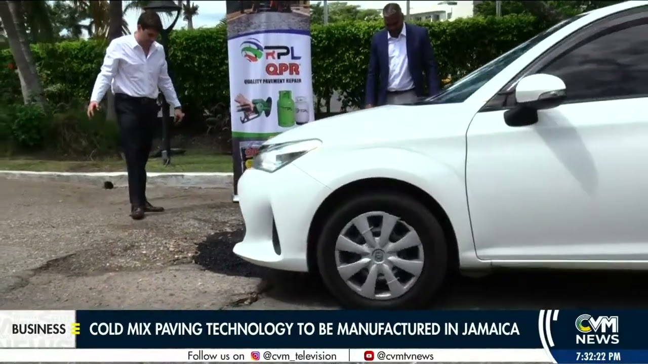 Cold Mix Paving Technology To Be Manufactured in Jamaica  | Business News: Feb. 25, 2026