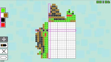 Pic-a-Pix Color 2🧩:  Level 129