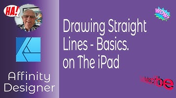 Drawing Straight Lines in Affinity Designer on iPad   Basic Skills