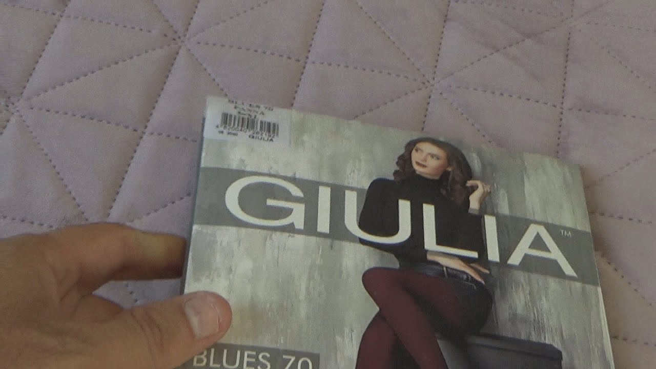 Giulia Blues 70 Panna 70 DEN 77 DTEX Tights Unboxing and Test