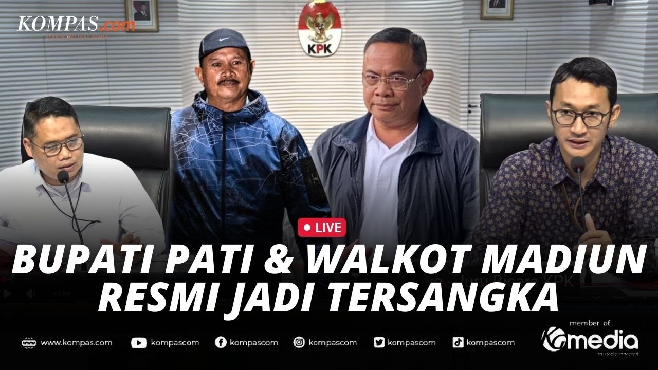 🔴LIVE - Kena OTT KPK, Bupati Sudewo dan Walkot Madiun Resmi Tersangka