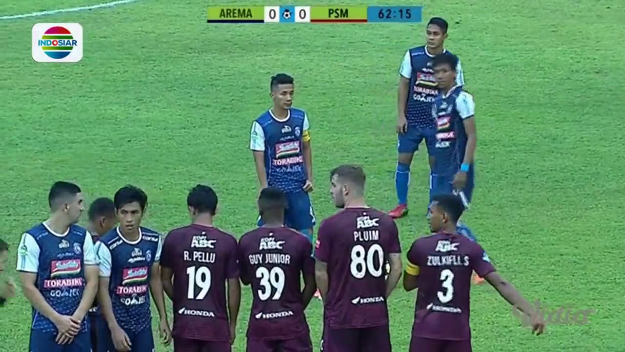 Highlights Arema FC vs PSM Makassar [1-1] Gojek Liga 1 Bersama