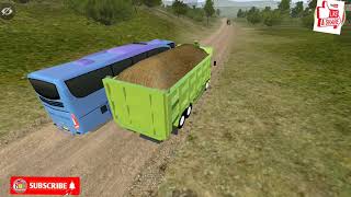 mud loader Dump truck from bussid mod apk games by Game sikho friends screenshot 2