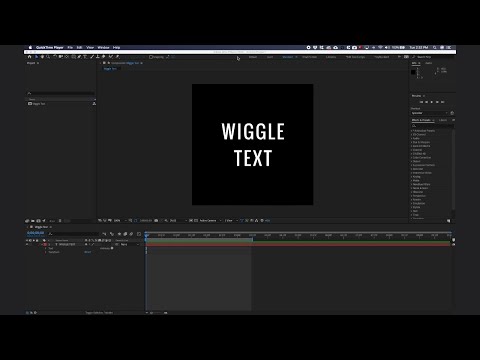 Text Animation - Using the Wiggly Selector in After Effects