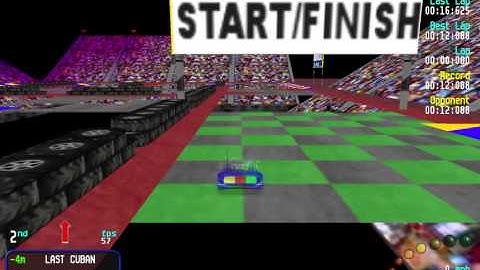 Re-Volt Custom Track Kart Drome 2011 by Lo Scassatore, Time Trial Lap