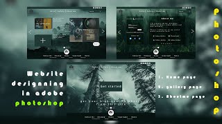 Designning A Simple Website In Adobe Photoshop Photolight