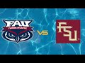 Game of the Week - 2019 Men's Club Season - Florida Atlantic University vs Florida State University