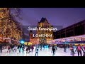 👻 Evening Walk around South Kensington | Ice Skating at the Natural History Museum🎉
