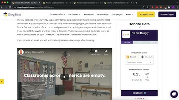 How to Donate Crypto to Nonprofits | The Giving Block