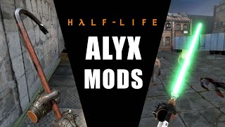 Crowbars, Lightsabers, & Eating Headcrabs! Half-Life: Alyx Mods