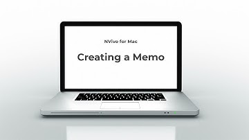 Creating a memo (NVivo for Mac)