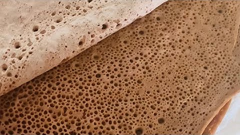 Injera starter (100% teff) in detail & proof of it working part 2