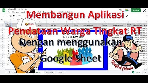 Membangun Aplikasi Database Warga #0 | Pengantar dan wawasan tentang pendataan warga