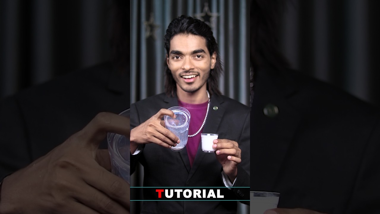 DIMINISHING MILK GLASS MAGIC TUTORIAL 🤯 Montagem Coma 
