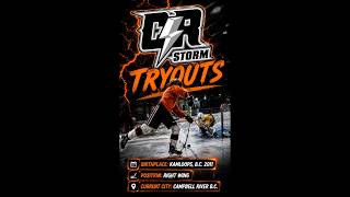 Rylan age 15 (2011)At CR Storm Tryouts, spring 2026