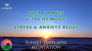 30min Stress & Anxiety Relief Music with Theta Waves & 396 HZ | Sunset Timelapse by Zen Prairie 38 views 1 month ago 30 minutes