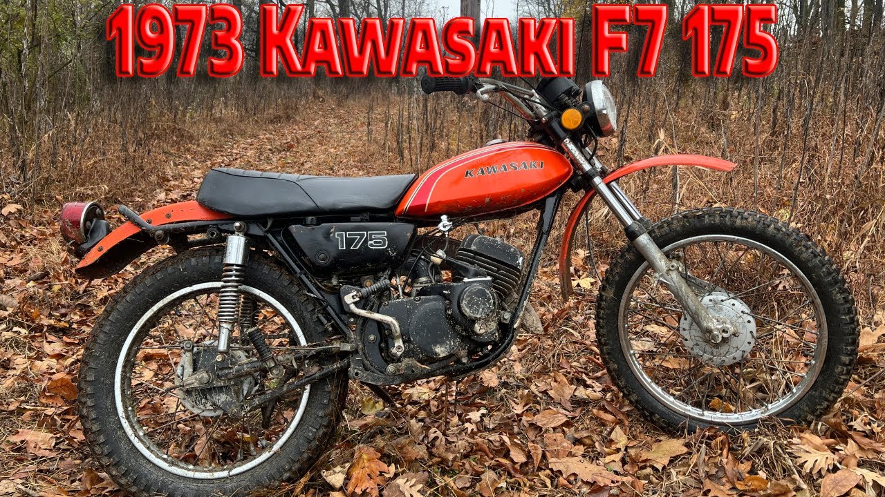 The 1973 Kawasaki F7 175 proves to be a capable woods bike even