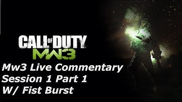 Teaching The Noob CoD: Mw3 Live Commentary Session 1 Part. 1