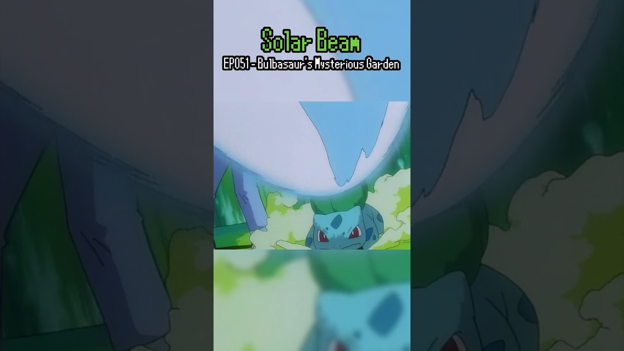 EVERY Move Used by Ash Ketchum’s Bulbasaur 🍃