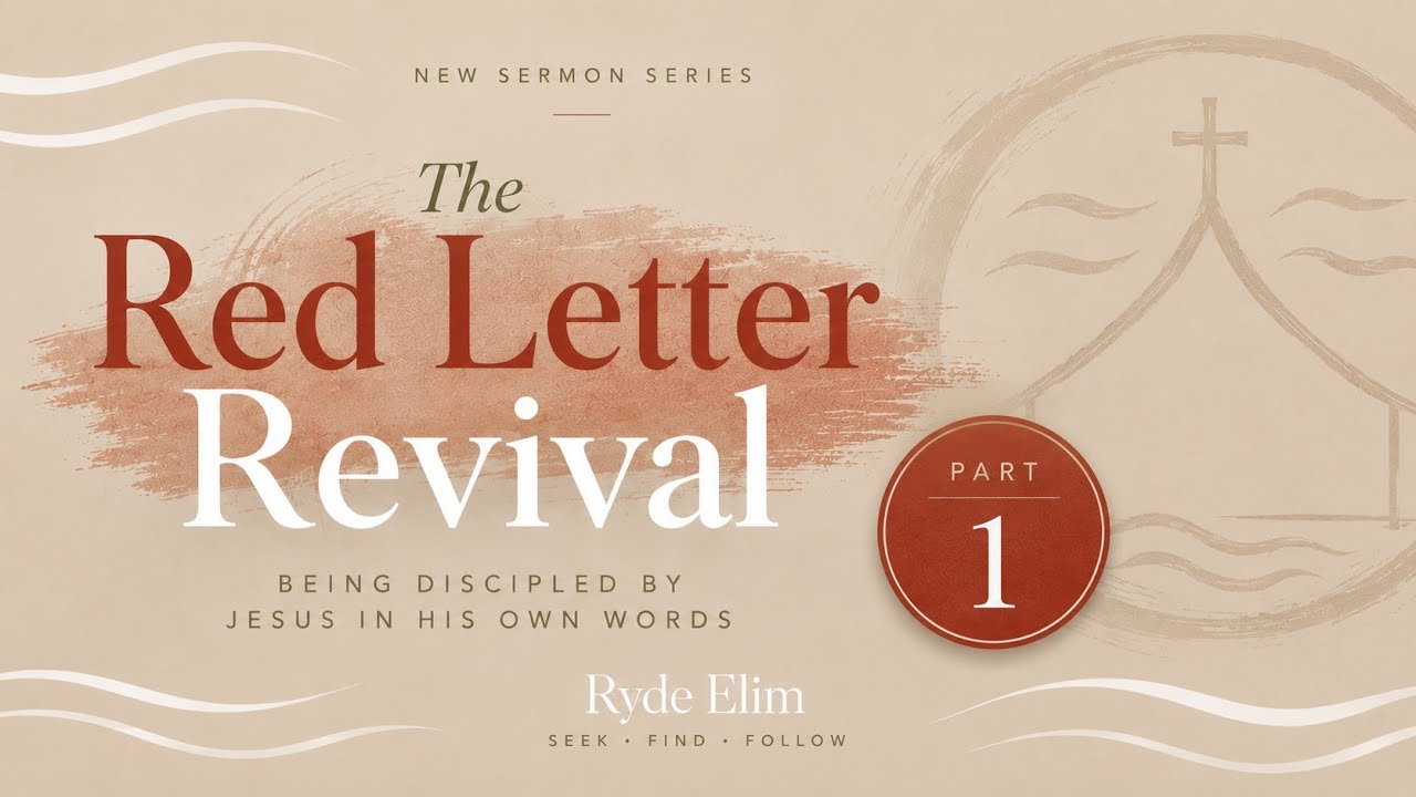 Red Letter Revival Series: Rediscovering the Words of Jesus
