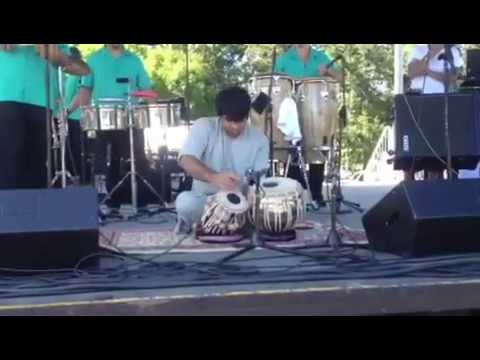 Alex Torres  His Latin Oechestra ft Devesh Chandra on Tablas