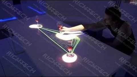 Front Projection Interactive Bar System - RichTech System