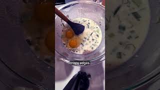 Easy Taiwanese Egg Crepe Recipe #breakfast #cooking #chef #taiwanfood #crepe #eggs #scallionpancake