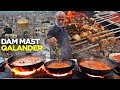 Mast Qalander | Sehwan Street Food | Lal Shahbaz Dargah | Jholay Laal  | Qalmi Tikka BBQ, Pakistani