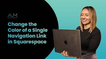 Change the Color of a Single Navigation Link in Squarespace