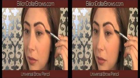 How-To use Eyebrow Universal Brow Pencil Tutorial by billion dollar brows