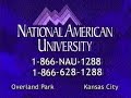 National american university retro television commercial circa 2004